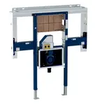 Geberit Duofix - Předstěnová instalace pro umyvadlo Geberit ONE 90 cm, pro nástěnnou armaturu, podomítkový sifon a prvek Clou, na výšku místnosti 111.