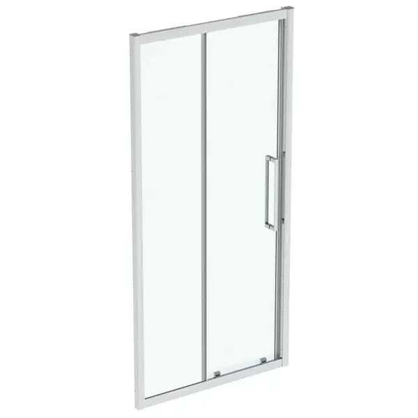 Ideal Standard i.Life - Posuvné sprchové dveře, dvoudílné, 120 cm, silver bright/čiré sklo T4945EO
