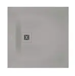 Duravit Sustano - Sprchová vanička, 80x80 cm, DuraSolid, matná šedá 720269630000000