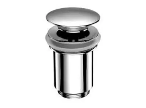 Schell Edition - Designová umyvadlová zátka PUSH OPEN, chrom 020000699