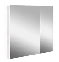 kielle Arkas I - Zrcadlová skříňka s LED osvětlením, vyhříváním a USB portem, 80x70x13 cm, bílá 50111810