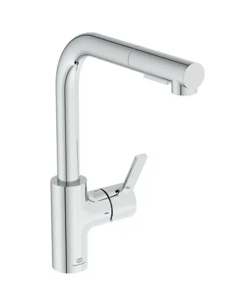 Ideal Standard Gusto - Dřezová baterie s výsuvnou sprškou, chrom BD420AA