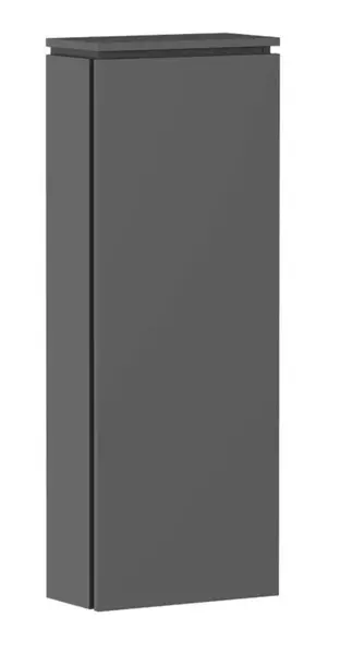 Hansgrohe Xilesa E - Boční skříňka, 40x107x20 cm, 1 dvířka, panty vlevo, matná šedá 54281760