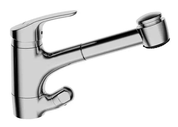 Hansa Mix - Páková dřezová baterie s vytahovací sprškou, chrom 01392183