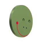 Laufen Florakids - Zrcadlo, hlava housenky, 26x2x30 cm, zelená H4616110034721