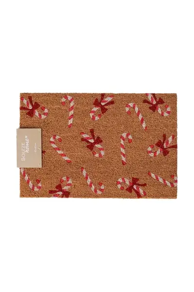 Vánoční rohožka Boltze Candy 60 x 40 cm hnědá barva