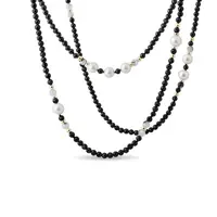 Náhrdelník zo spinelu s perlami KLENOTA