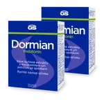 GS Dormian Melatonin, 2 × 30 kapslí