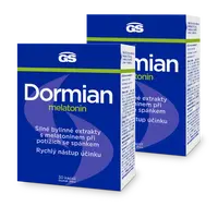 GS Dormian melatonin, 2 × 30 kapslí