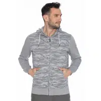 Bushman Pánská mikina Jeff, světle šedá XXL
