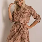 Dress-LK-SK-508143.72P-light brown