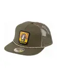 Kšiltovka meatfly thunderbolt trucker khaki one size
