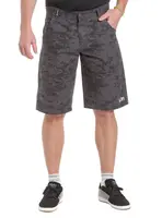 Meatfly pánské kraťasy Bobber Grey Binary Camo | Maskáč | Velikost 38