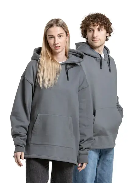 Meatfly unisex mikina Omani Pewter | Šedá | Velikost XL