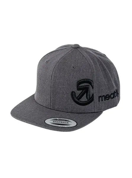 Meatfly kšiltovka Jacob Snapback Dark Grey | Šedá | Velikost One Size