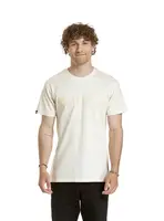 Meatfly pánské tričko MF Logo Blanc | Bílá | Velikost S | 100% bavlna