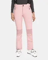 Dámské softshellové lyžařské kalhoty kilpi dione-w světle růžová 40