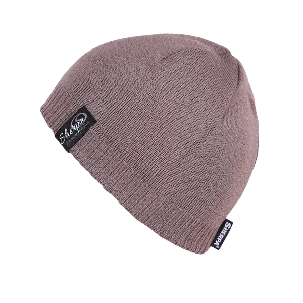 Pánská zimní čepice sherpa taos světle hnědá uni