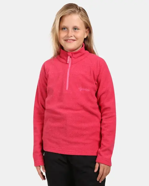 Dětská fleecová mikina kilpi almeri-j růžová 158