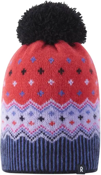 Dětská zimní čepice reima pohjoinen světle fialová 48-50