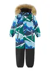 Dětská zimní kombinéza reima kipina modrá/zelená 110