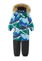 Dětská zimní kombinéza reima kipina modrá/zelená 110