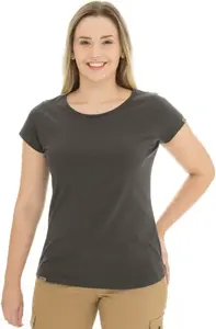 Dámské tričko bushman natalie ii hnědá 3xl