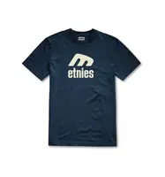 Etnies pánské triko Icon E Ss Tee Navy | Modrá | Velikost M