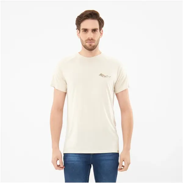 Pánské tričko z bambusu viking likelo béžová l