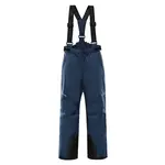 Dětské lyžařské kalhoty alpine pro edeso 2 tmavě modrá 116-122