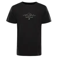 Pánské triko z organické bavlny alpine pro termes 3 černá xxl