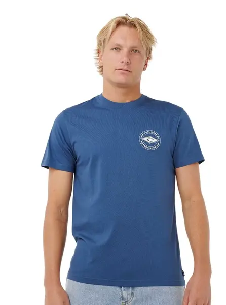 Rip curl pánské tričko Staple Light Navy | Modrá | Velikost M