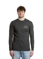 Meatfly pánské tričko s dlouhým rukávem Judgement 30 Charcoal Heather | Šedá | Velikost M