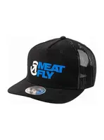 Meatfly kšiltovka Shaun Trucker Black / Blue Revital | Černá | Velikost One Size