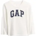 GAP V-FRCH LS LOGO TEE Dětské tričko, bílá, velikost 5Y