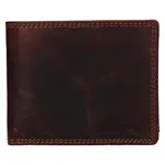 Pánská kožená peněženka SendiDesign Arnost - hnědá