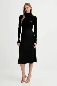 Šaty s příměsí hedvábí Elisabetta Franchi