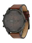 DIESEL Analógové hodinky 'MR. DADDY'  hnedá / čierna