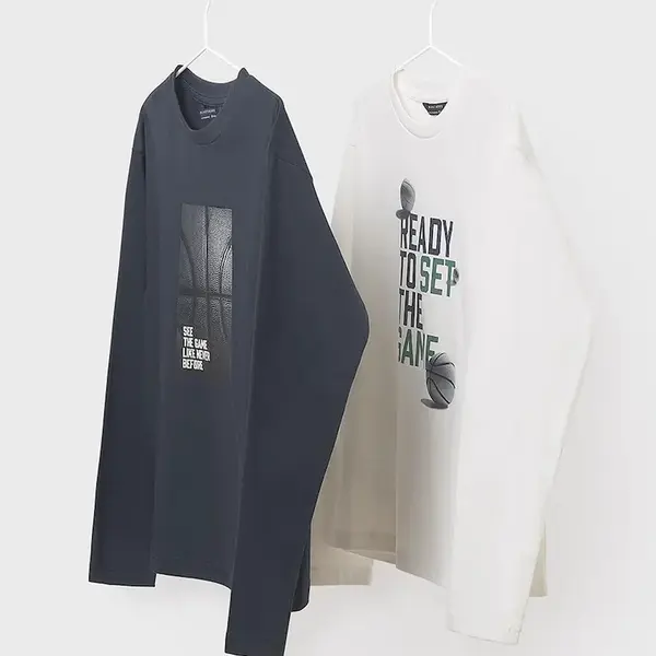 Bavlnené tričko s dlhým rukávom Mayoral