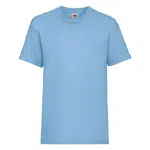 Tričko Fruit of the Loom Blue Cotton