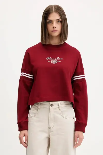 Bavlnená mikina Guess Jeans