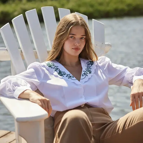 Dámska košeľa Trendyol Embroidery