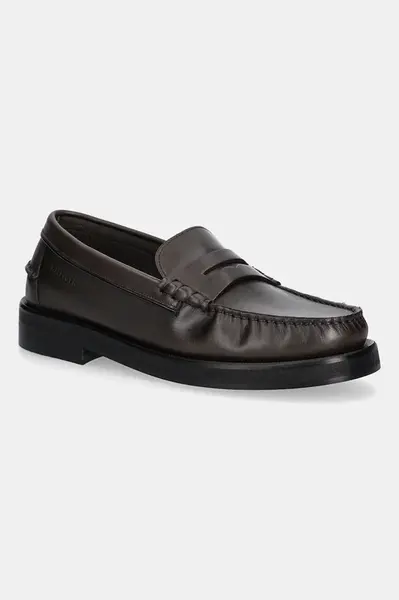 Kožené mokasíny Tommy Hilfiger CLASSIC HIGH HILFIGER LTH LOAFER