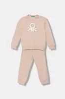 Detská bavlnená tepláková súprava United Colors of Benetton