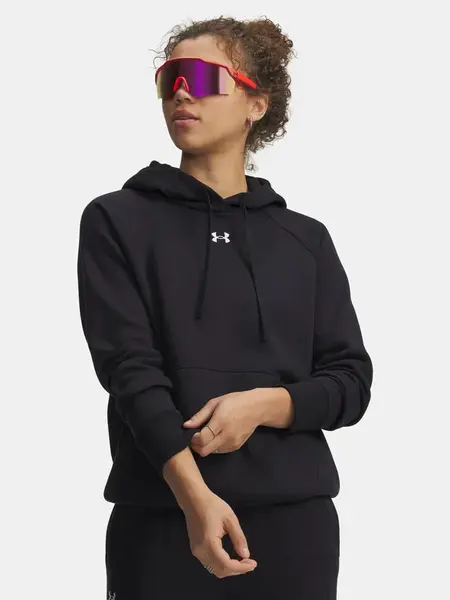 Mikina Under Armour UA Rival Fleece Hoodie-BLK - Dámska
