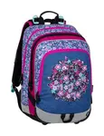 Školský batoh Bagmaster Alfa 20 A Blue/pink/white