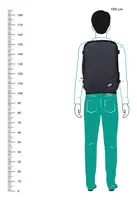 Batoh do lietadla 55x40x20 CabinZero Classic Pro 42L Absolute Black