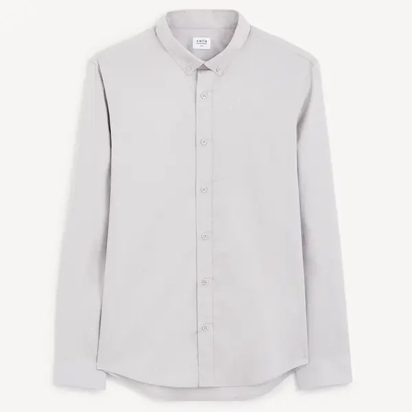 Svetlosivá pánska košeľa Celio Gaop