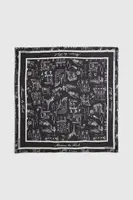 Šatka s hodvábom Karl Lagerfeld K/SKETCH