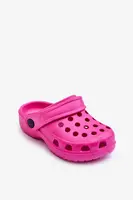 WJ1 Dětská pěna Crocs Slides Růžové Percy